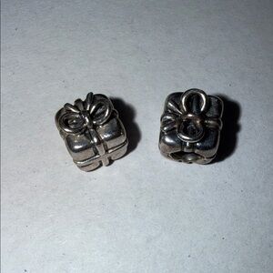 Pandora Silver Gift Box Charms (2)